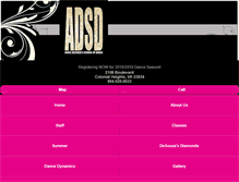 Tablet Screenshot of dance4adsd.com